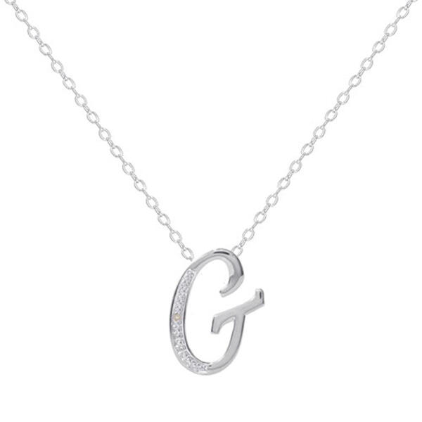 Accents by Gianni Argento Initial G Pendant Necklace - image 