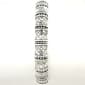 Napier Antique Silver Stretch Square Bead Bracelet - image 1