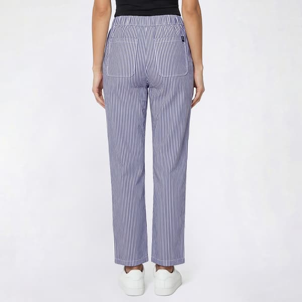 Womens LANDS’ END® Stripe Straight Leg Chino Pants