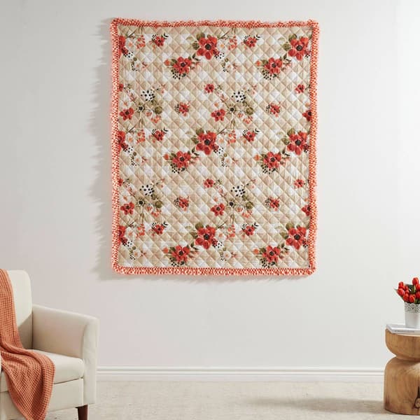 Greenland Home Fashions™ Wheatly Gingham Reversible Quilted Throw