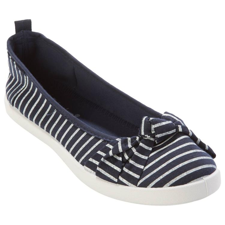 Womens Talk A Walk Jersey Flats