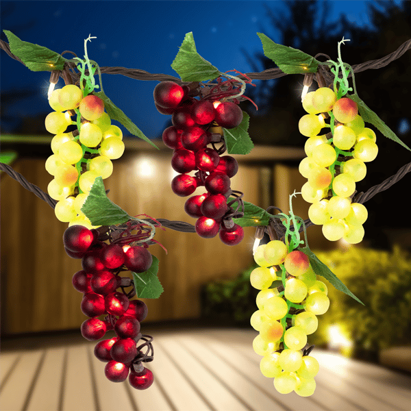 Northlight 5ct. Grape Cluster String Light Set - image 