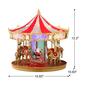 Mr. Christmas 12in. Animated Crystal Very Merry Carousel - image 5