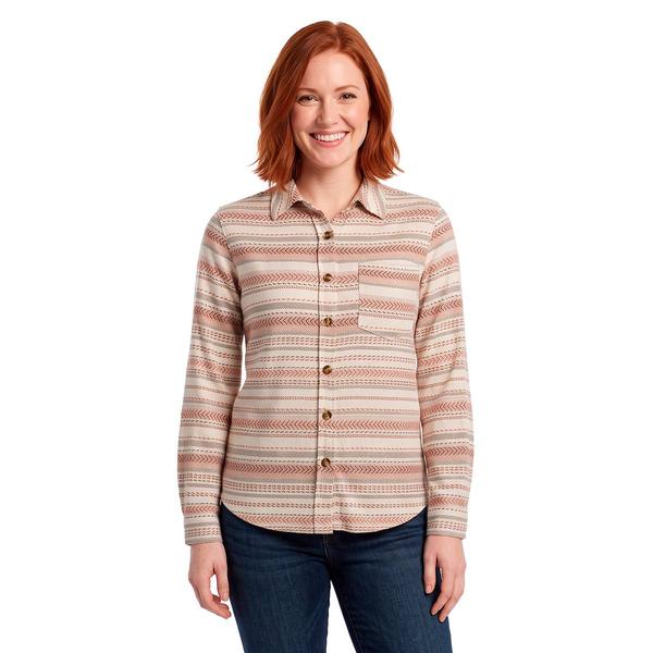 Womens Angels Forever Young Long Sleeve Plaid Flannel - image 