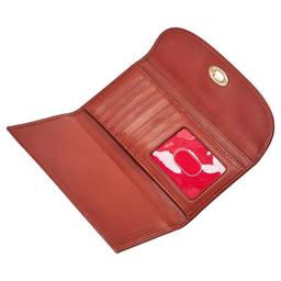 Womens Dooney & Bourke Maple Leaf Continental Wallet - Wine