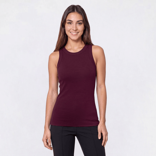 Womens Architect(R) 2x2 Ribbed Crew Neck Tank Top - image 