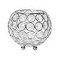 Elegant Designs&#40;tm&#41; Elipse Crystal 4.25in. Circular Decorative Vase - image 1