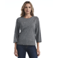 Petite Rafaella(R) 3/4 Wide Sleeve Button Detail Blouse - image 1