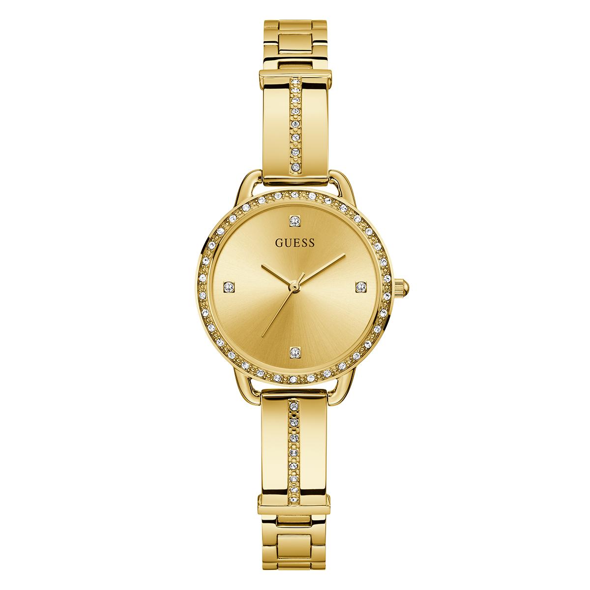 Womens Guess Dressy Bangle Watch with Crystals - GW0022L2