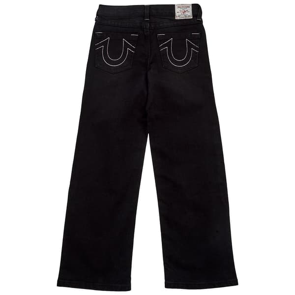 Girls (7-16) True Religion Wide Leg Rhinestone Star Jeans