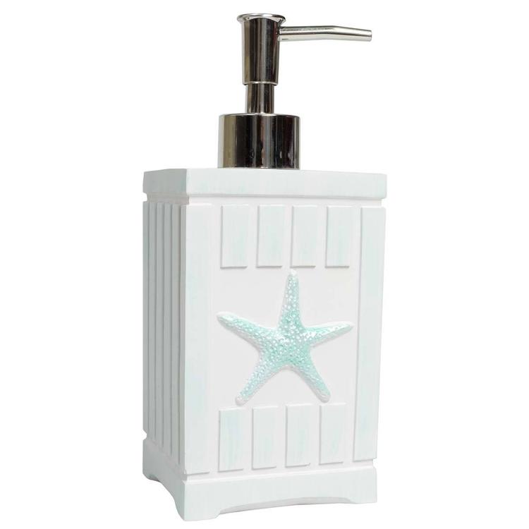Sweet Home Collection Beach Shells Lotion Pump/Soap Dispenser