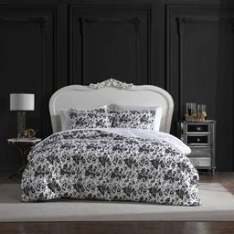 Betsey Johnson Betseys Toile Microfiber Duvet Cover Set