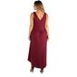 Plus Size 24/7 Comfort Apparel Hi Low Pleated Fit & Flare Dress - image 2