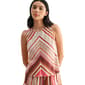 Womens CITY BLUES Sleeveless Stripe A-Line Blouse - image 1