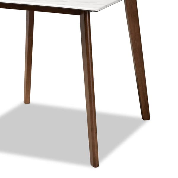 Baxton Studio Kaylee Walnut Brown Finished Wood Dining Table