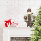 Santa''s Workshop 10in. Woodsman Santa - image 4