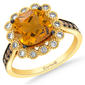 Le Vian(R) Citrine Ring w/ Chocolate & Vanilla Diamonds - image 1