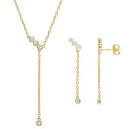 Diamond Classics&#40;tm&#41; 1/3ctw. Diamond Earrings & Necklace Set