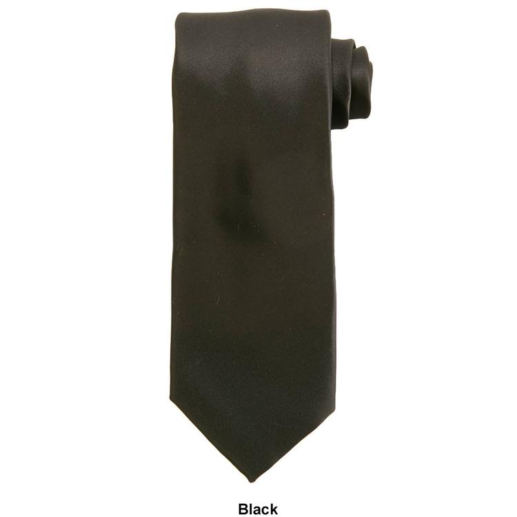 Mens John Henry Sateen Solid Tie