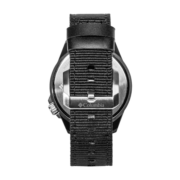Unisex Columbia Crestview Analog Black Dial & Nylon Strap Watch