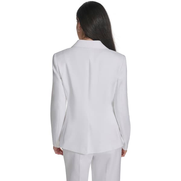 Womens Calvin Klein Long Sleeve Two Button Notch Collar Blazer