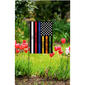 Evergreen Responders Thin Line Garden Suede Flag - image 1