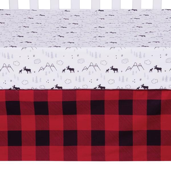 Trend Lab&#174; Lumberjack Moose 3pc. Crib Bedding Set