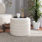 Baxton Studio Tabitha Ivory Boucle Upholstered Storage Ottoman - image 2