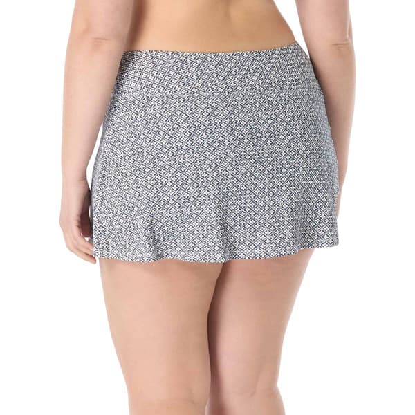 Plus Size Beach House Diamond Meadows Emma Skort Swim Bottom