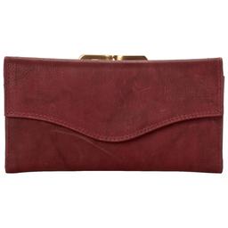 Womens Great American Leatherworks Flap Frame Clutch Wallet