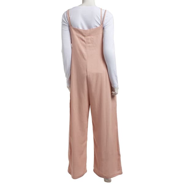 Juniors Hunter & Brown Linen Blend Overall Jumpsuit