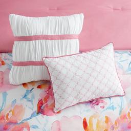 Sweet Home Collection Melrose 7pc. Floral Bed In A Bag Comforter