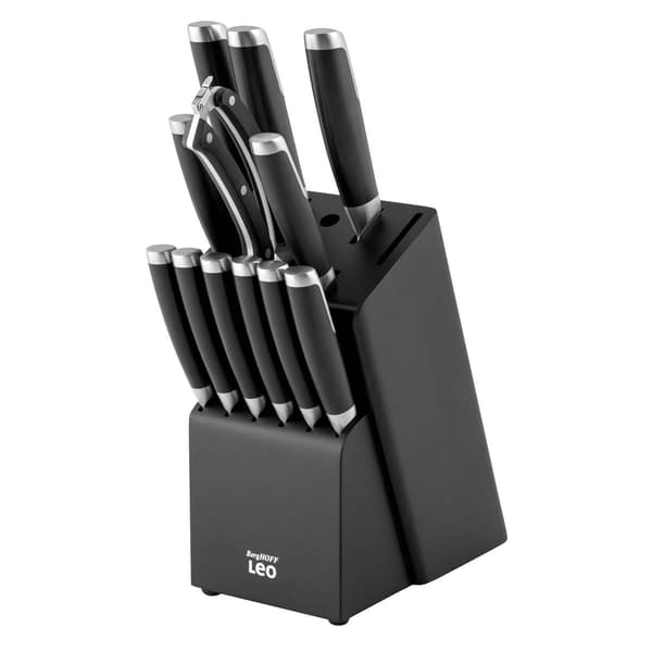 BergHOFF Graphite Stainless Steel 13pc. Knife Block Set - image 