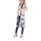 Plus Size 24/7 Comfort Apparel Long Tie Dye Maternity Cardigan - image 2