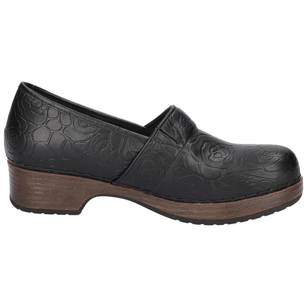 Womens Easy Works by Easy Street Sumiko Embossed Clogs
