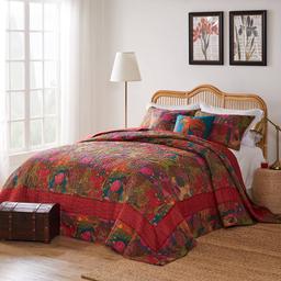 Greenland Home Fashions(tm) Jewel Kantha-style Bedspread Set
