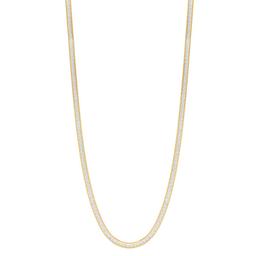 Gold Classics(tm) 24kt. Gold Over Silver Herringbone Necklace