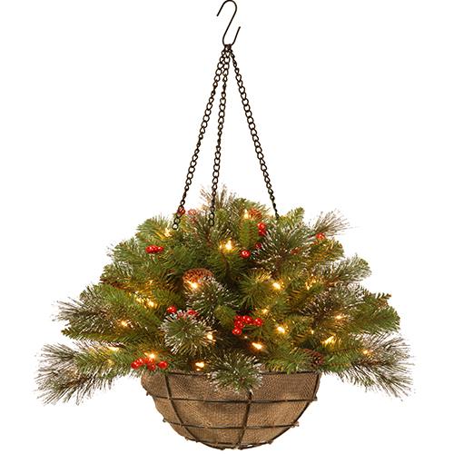 National Tree 20in Crestwood Spruce Hanging Basket - image 