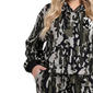 Plus Size NY Collection Long Sleeve Camo Hooded Hacci Jogger Set - image 4