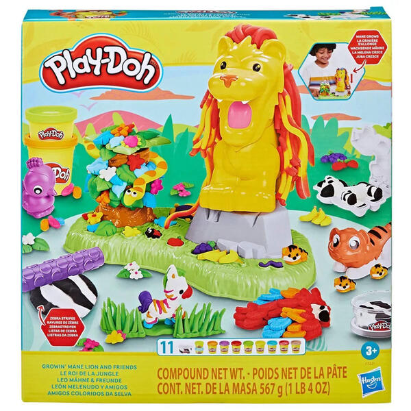 Play-Doh&#40;R&#41; Growin'' Mane Lion and Friends - image 