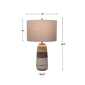 Uttermost Comanche Ceramic Table Lamp - image 4