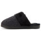 Womens Dearfoams® Cable Knit Scuff Slippers - image 3