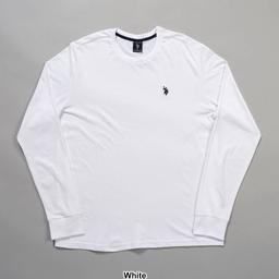 Mens U.S. Polo Assn.® Long Sleeve Crew Neck Tee