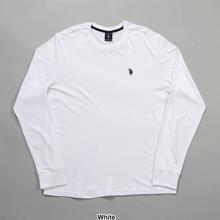 Mens U.S. Polo Assn.® Long Sleeve Crew Neck Tee