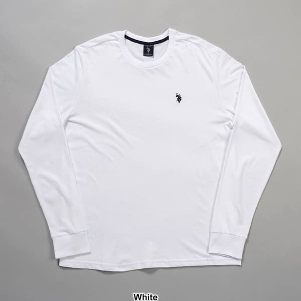 Mens U.S. Polo Assn.® Long Sleeve Crew Neck Tee