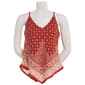 Juniors A. Byer Paisley Bandana Scarf Camisole - image 1