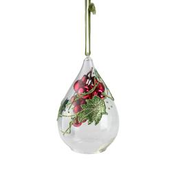 Northlight Seasonal Cluster Teardrop Cloche Christmas Ornament