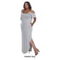 Plus Size White Mark Cold Shoulder Scoop Neck Maxi Dress - image 3