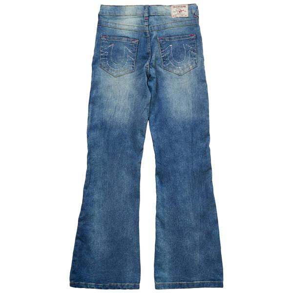 Girls (7-16) True Religion Rhinestone Logo Tee & Flare Jeans Set