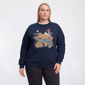 Plus Size Top Stitch By Morning Sun Wheelbarrow Fleece Sweatshirt - image 1